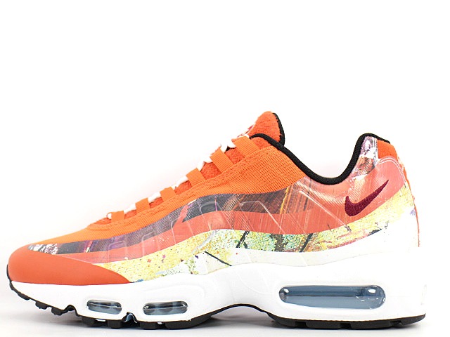 【2016年製】NIKE AIR MAX 95/DW 872640-600\u003cBR\u003eナイキ 大気圏マックス 95 \"デ前日・白いこと × 大きさ？\u003cBR\u003e\""DAVE WHITE x SIZE?\"" CAYENNE/TEAM MAROON-NTRL GRY"