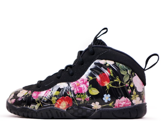 【BABY/KIDS SIZE】NIKE LITTLE POSITE ONE PREMIUM(TD) AT8250-001\u003cBR\u003eナイキ リトル ポジット 一 割り増し金 トドラー \"フローラル\"" 黒いこと/メタリック ゴールド\""FLORAL\""BLACK/METALLIC GOLD"