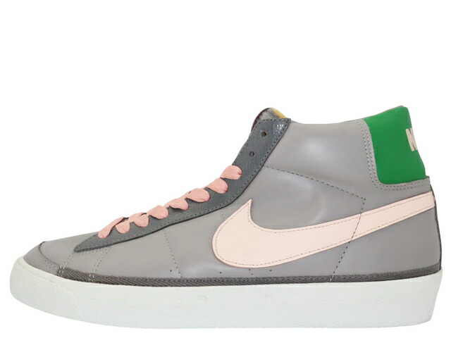 NIKE BLAZER MID 77 VNTG 306972-061 ナイキ ブレザー ミッド ミディアムグレー/ストームピンク/ライトグラファイト/クラシックグリーン（インソールアーガイル柄） MEDIUM GREY/STORM PINK-LIGHT GAPHITE-CLASSIC GREEN