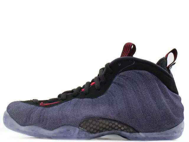 【2018年製】NIKE AIR FOAMPOSITE ONE \"DENIM\"" OBSIDIAN/BLACK UNIVERSTY RED 314996-404ナイキ エアフォームポジット 壱 \""ジーンズ\"" オブシディアン/黒いこと/ユニバーシティレッド"