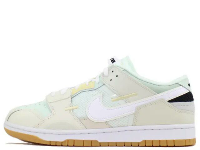 NIKE DUNK SCRAP SAIL/WHITE/SEA GLASS-SEAFOAM DB0500-100ナイキ ダンク ぼろ切れ セイル/白いこと/シーグラス-シーフォーム