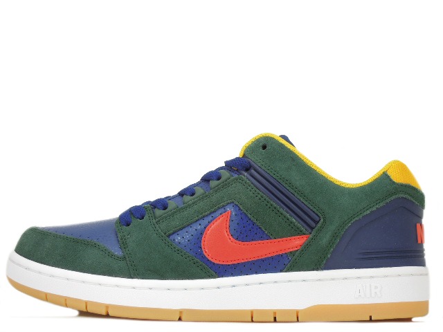 【2018年製】NIKE SB AIR FORCE 2 LOW AO0300-364ナイキ スケートボーディング 空軍 2 置き目 夜夜中緑であること/ハバネロレッドMIDNIGHT GREEN/HABANERO RED