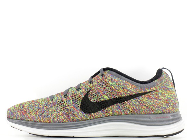 【2013年製】【ランニングシューズ】NIKE FLYKNIT LUNAR 1 + 554887-004 ナイキ フライニット ルナ 1 プラス マルチカラー DRK GREY/BLK-GM UNVRSTY BL