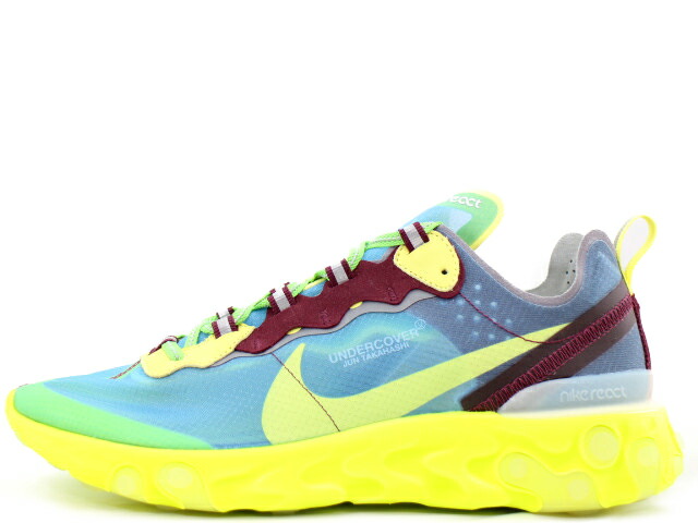 Undercoverbq2718 400ナイキ Nike 87 Element Nike エレメント React 87 Yellow スニーカーショップ リアクト エレメント ｓｋｉｔ リアクト アンダーカバーlakeside Electric