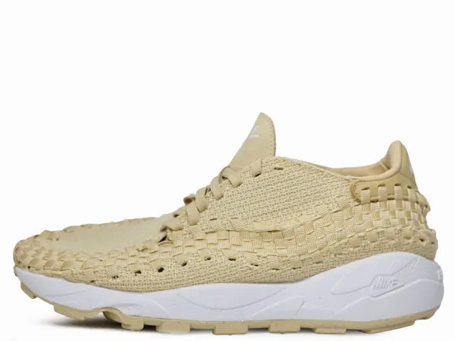 NIKE WMNS AIR FOOTSCAPE WOVEN  SESAME/WHITE  FZ0405-200ナイキ ウィメンズ エア湖 フッ放り投げるケープ ウーブン セサミ/白いこと