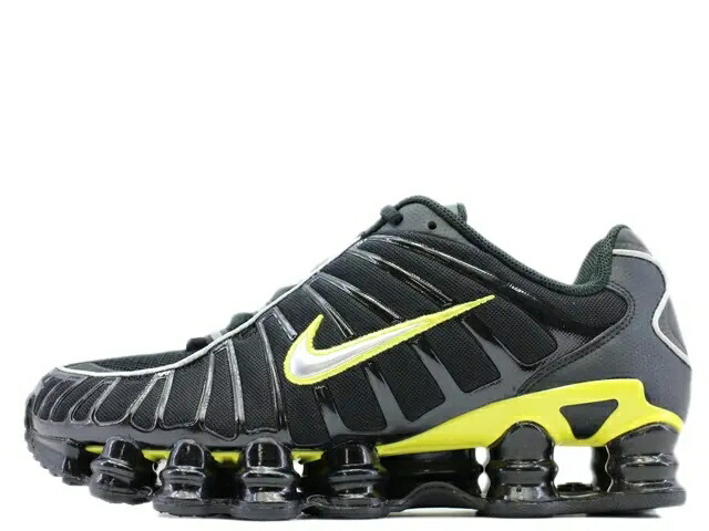 NIKE SHOX TL CN0151-002ナイキ ショックス TL 黒いこと/メタリックシルバー-ダイナミックイエローBLACK/METALLIC SILVER-DYNAMIC YELLOW