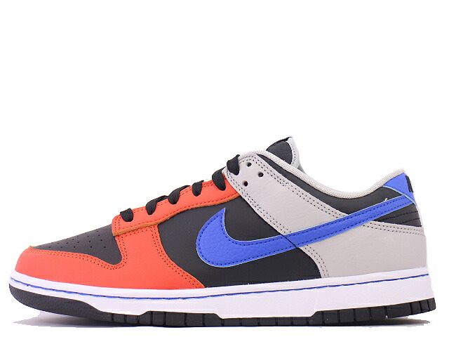 NIKE DUNK LOW RETRO EMB \"NBA 75th Anniversary\"" BLACK/RACER BLUE-GREY FOG DD3363-002ナイキ ダンク 置き目 レトロ エンベデット \""ニックス\"" 黒いこと/レーサー青み-グレーフォグ"