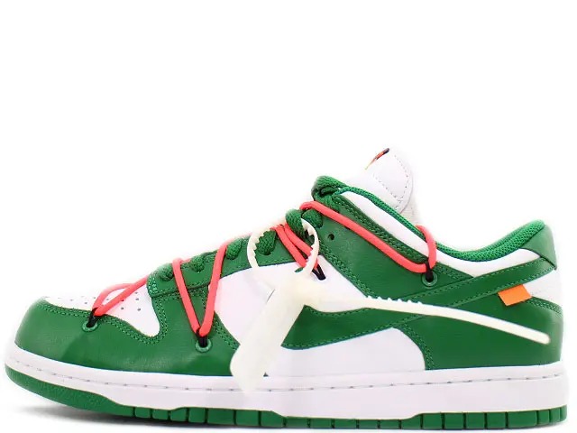 NIKE DUNK LOW LTHR/OW  WHITE/PINE GREEN CT0856-100ナイキ ダンク 置き目 なめし革 \
