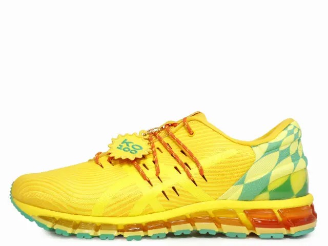 【2018年製】ASICS GEL-QUANTUM 360 KO100 1021A059-800アシックス 先だつもの クァンタム 360 \"STAND WITH THE SUN THE KO100\"" サンフラワー"