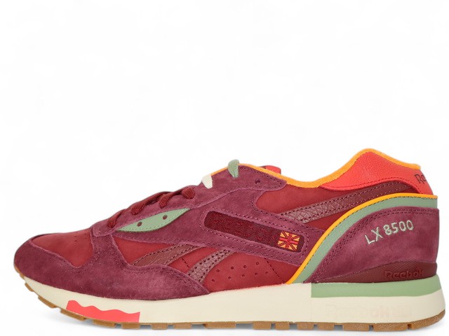 【2015年製】REEBOK LX 8500 M47405リーボック クラシック "パッカーシューズ" バーガンディ/レッド/ゴールド"PACKER SHOES"RAGUDOMARUN/MULBERRY RED/RED/GREEN｜スニーカーショップ ＳＫＩＴ