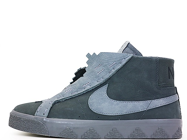NIKE SB ZOOM BLAZER MID QS FQ0792-001ナイキ スケートボーディング 望遠レンズ ブレーザー ミッド クイックストライク \"ディオール・グリーンウッド\""\""DI\u0027ORR GREENWOOD\"" ANTHRACITE/DK SMOKE GREY"