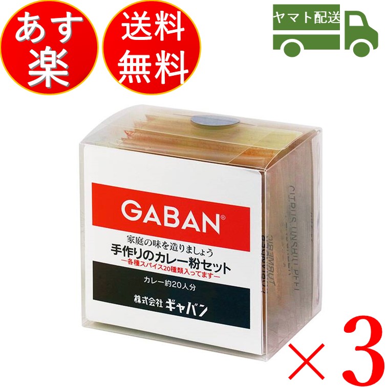 楽天市場】GABAN ギャバン スパイス 手作りのカレー粉セット 100g カレーペースト 食塩無添加 カレーライス 香辛料 調味料 減塩 塩分控えめ  : SK online shop