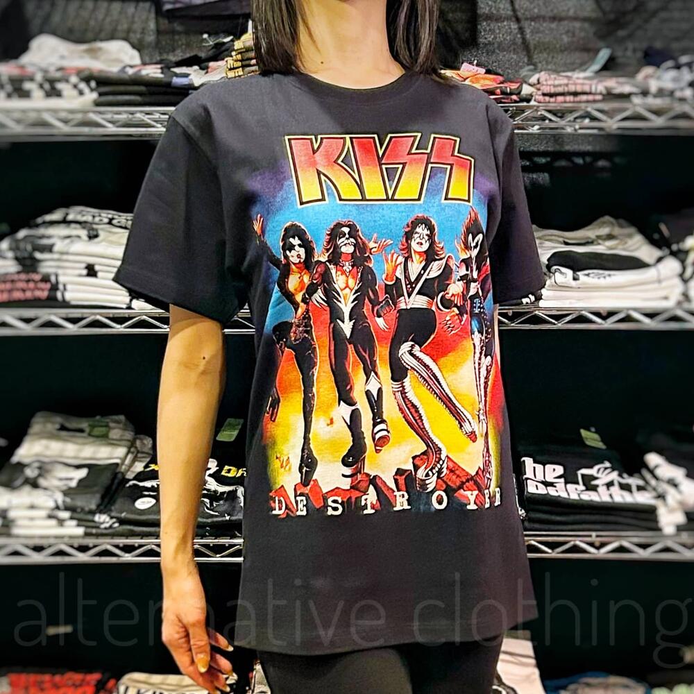 楽天市場】【土日も発送】 KISS キッス ロックTシャツ バンドTシャツ