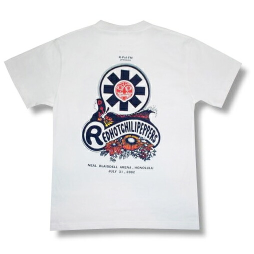土日も発送】 レッド・ホット・チリペッパーズ Tシャツ 半袖 白 02 