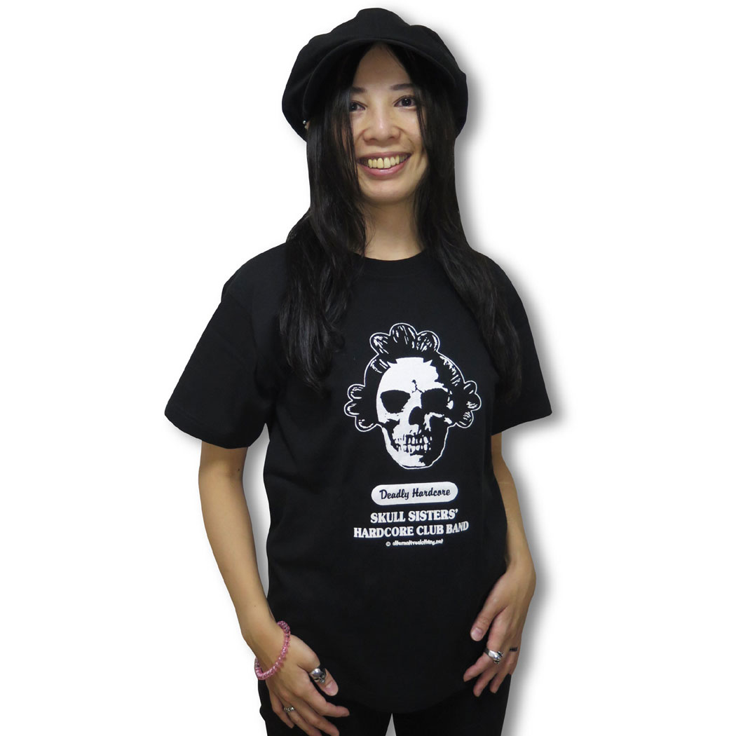 楽天市場】【土日も発送】 アフロ・スカル 半袖 Tシャツ ロック