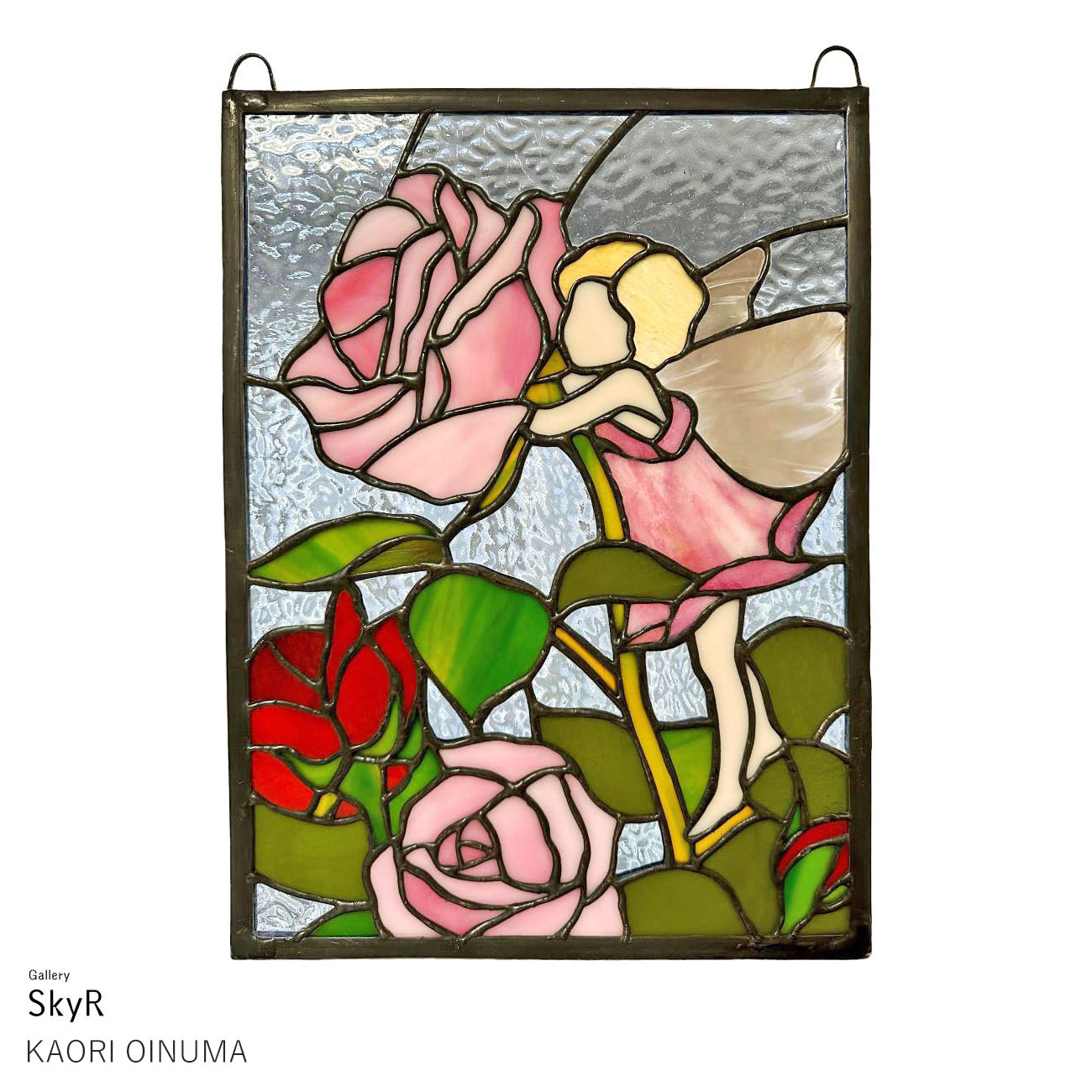 ステンドグラス ミニパネル Cicely Mary Barker 「 The Rose Fairy 」