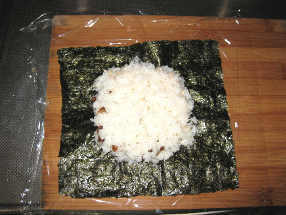 そしてご飯をのせる