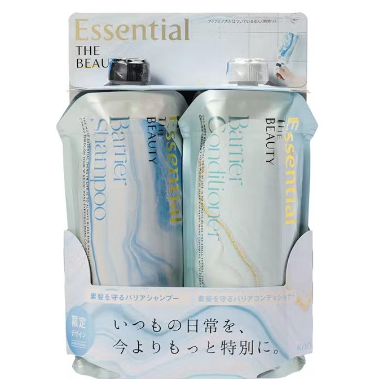 花王 エッセンシャルザビューティ バリアシャンプー コンディショナー i エッセンシャル ザビューティ 髪のキメ美容素髪を守るバリア