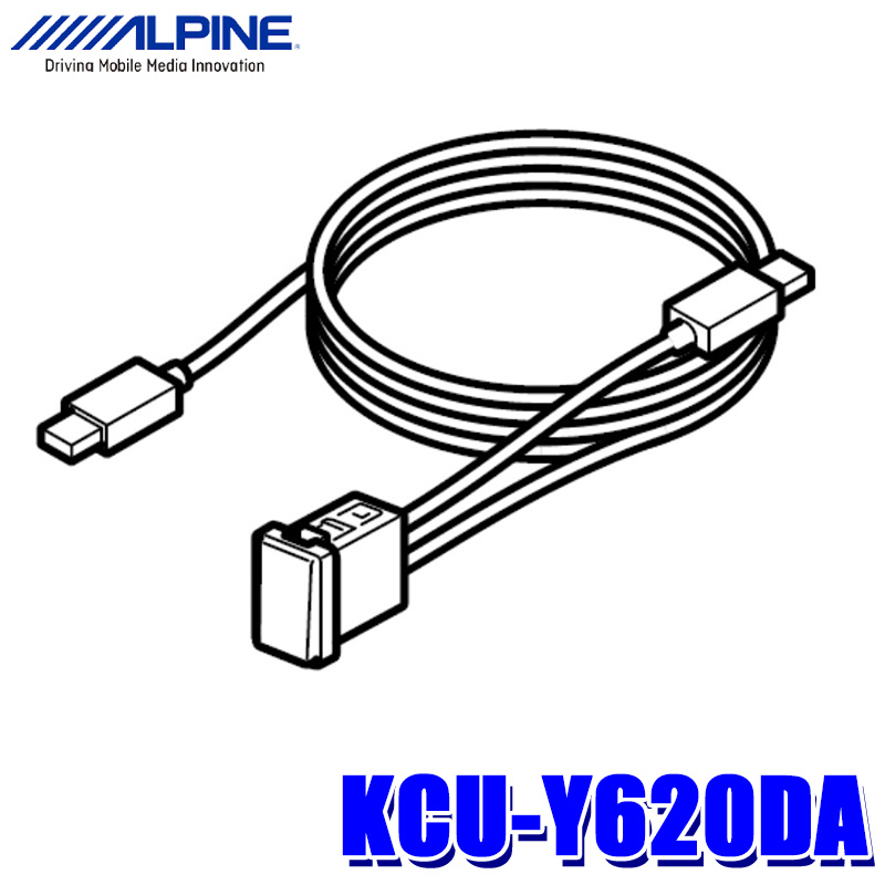 希少 <BR>アルパイン KCU-G60i <BR>ビルトインUSB HDMI接続ユニット用 <BR>iPod iPhone接続HDMIケーブル 