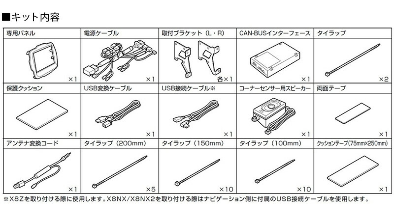 世界的に有名な KTX-X8-REN-14 アルパイン JEEPレネゲード H27 9〜H30 5 専用 8型BIGX X8NX2 X8NX  取付キット turbonetce.com.br