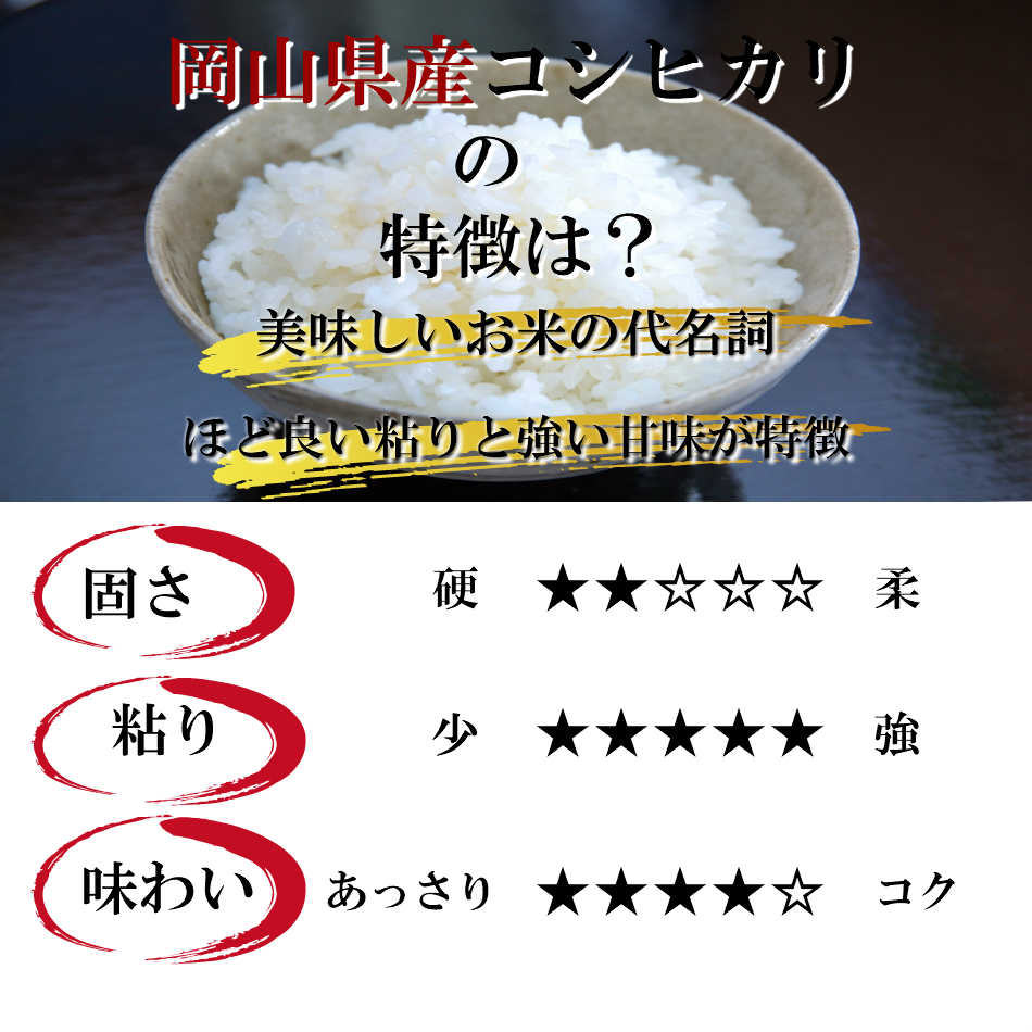 楽天市場 新米 令和2年産 お米 10kg 岡山県産コシヒカリ 10kg 5kg 2袋 送料無料 岡山のお米と雑穀のスカイファーム