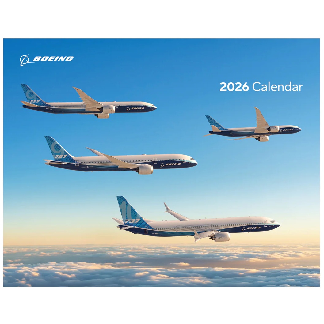 【楽天市場】【新年カレンダーセール】 BOEING ボーイング フルカラーカレンダー 2026：SKY LIFE with FLYING DOG