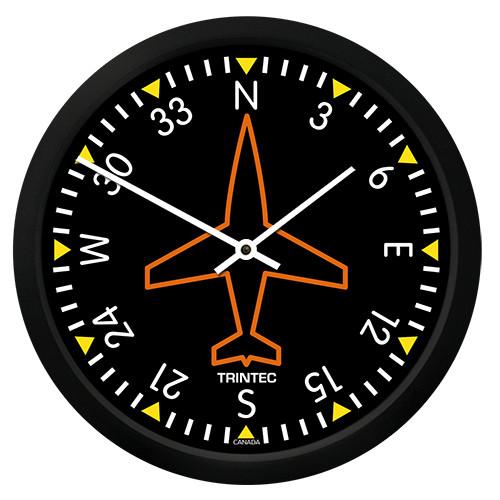 【Trintec Classic Directional Gyro Round Clock】 トリンテック 航空計器 掛け時計 9062
