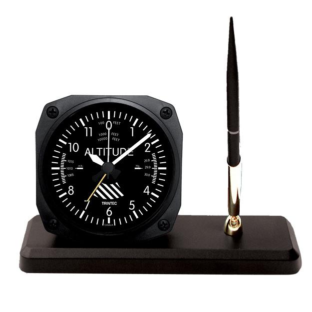 楽天市場】【Altimeter Desk Clock】 航空計器 高度計 置時計 : SKY