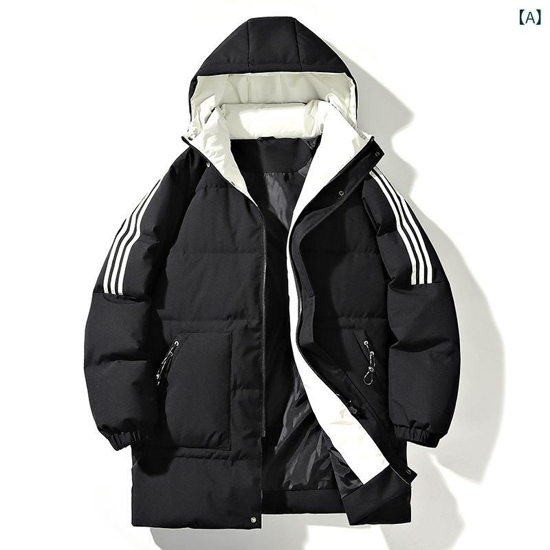 屋外の ダウン ジャケットの 男性の 中の 長い タイプの 冬の 青少年の ファッションの ブランドの かっこいい 東北の 防寒の コートの 厚い コートの 卸売り