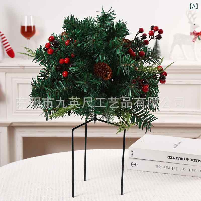 クリスマスブッシュ 40 cm 地面に 植える小さな ツリー クリスマスの 雰囲気を 作り出す 庭の 家の 装飾 ウィンドウ ディスプレイ 地面に 植える ツリー