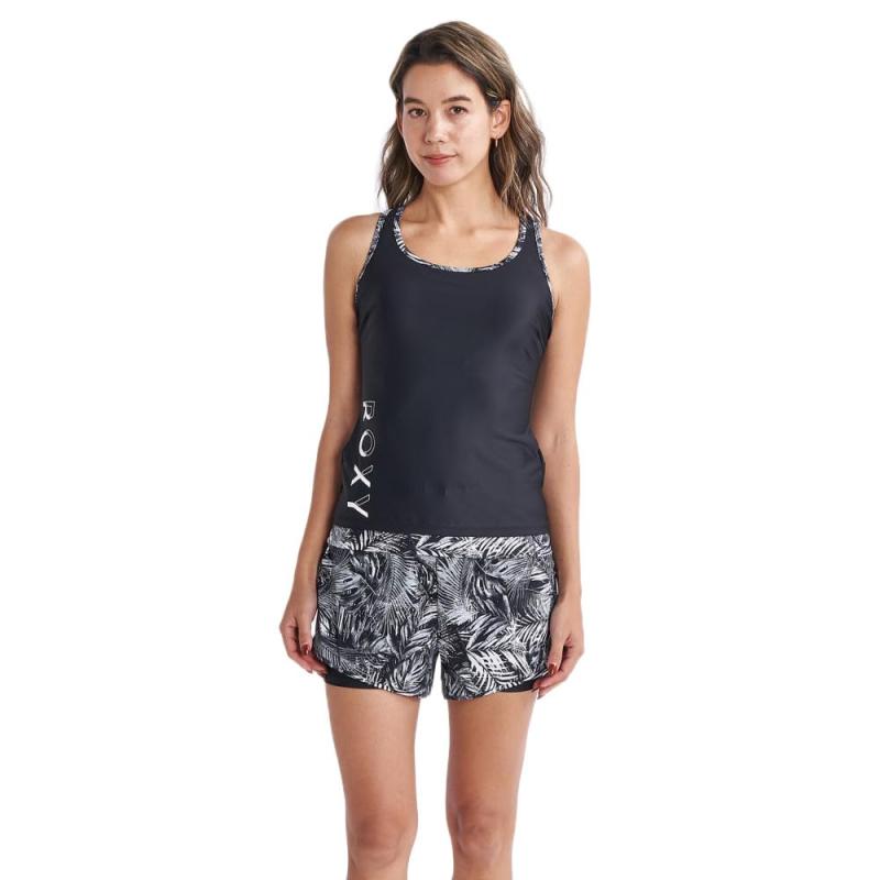 ROXY(ロキシー) セットスイムウェア水陸両用ランショーツ タンクトップセットスイムウエアレディース