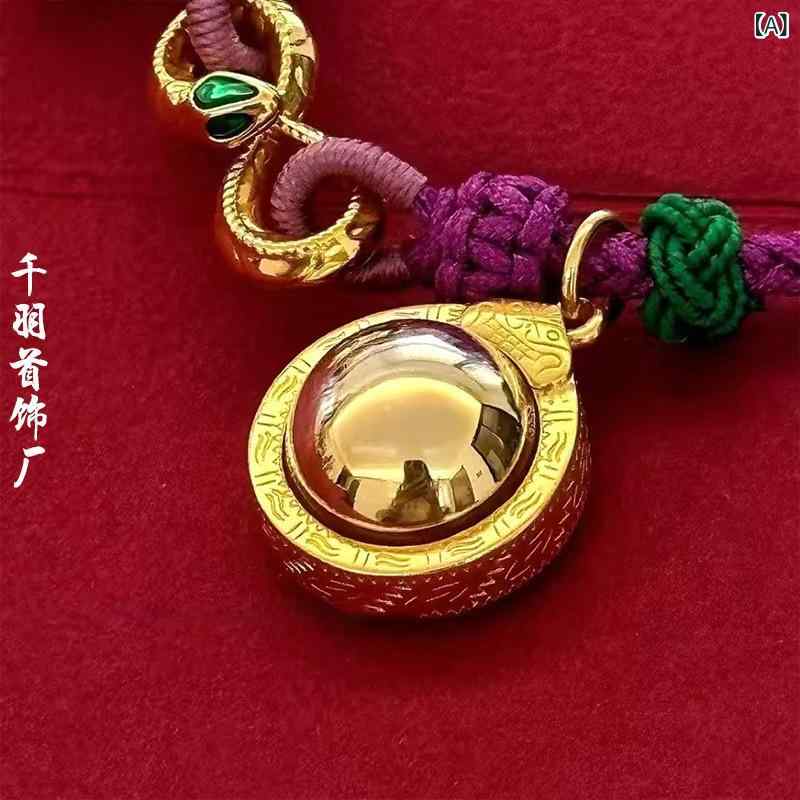 タイの 仏 廟の キューバの 習翁の 90 金の 工芸の お金を 吸う 星の ペンダントの 記号の ネックレスの オリジナルの 設計の 金メッキの 鎖