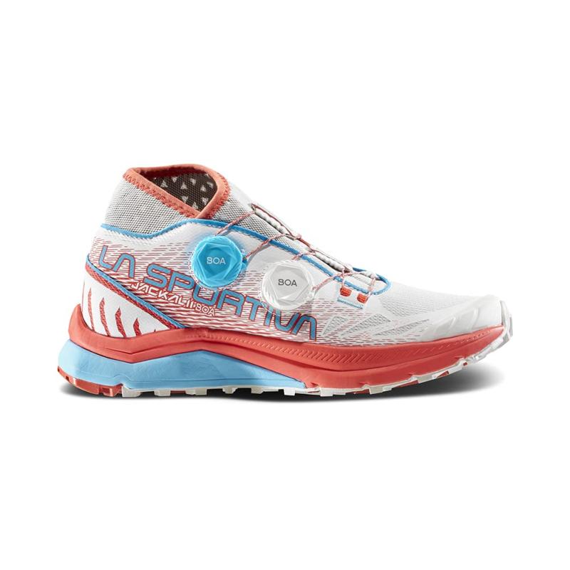 LA SPORTIVA (ラ・スポルティバ) JACKAL2 BOA Womenジャッカル2 BOA 女性モデル （カラー：ホワイト×ハイビスカス/サイズ：EU37） 56I [並行輸入品]