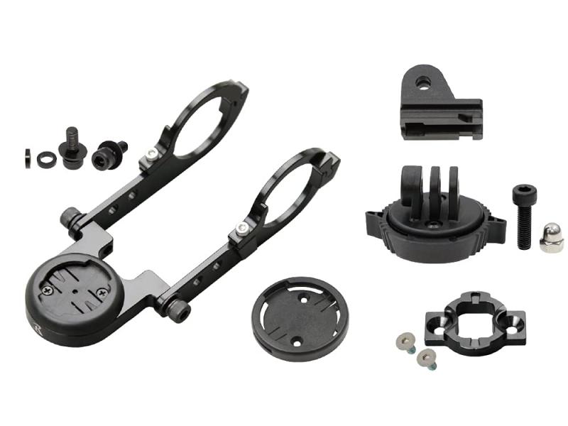 [レックマウント]「第三世代」タイプ19 ガーミン/キャットアイGPS(アベントゥーラ) 用 3コンボマウント(タイプ3 400-GMUT+GMUT-GP+GP-CATHL1付き)【N19-CAT3+GMUT3】ハンドルのクランプ径31.8mm用(標準サ