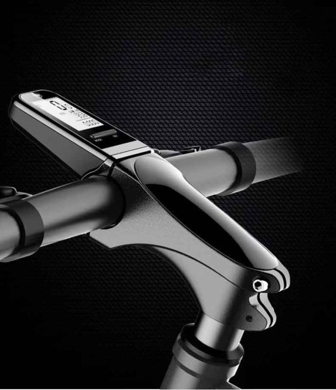 zmart ワイヤレス 自転車 ステム コンピュータ ロード MTB マウンテン ハンドルバー 防水 サイクリング アクセサリー スマートバイク ストップウォッチ パーツ サイクルコンピュータ GPSサイコ