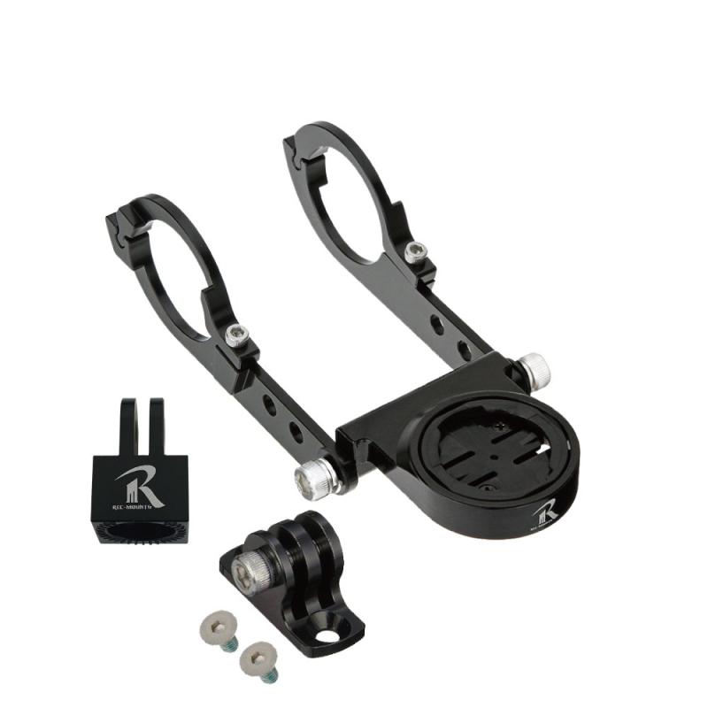 REC-MOUNTS(レックマウント) Type19 Garmin コンボ マウント( 下部アダプター付)+ NiteRider ライトアダプターGP-Nite2付(19-GM+GP/GP-Nite2)