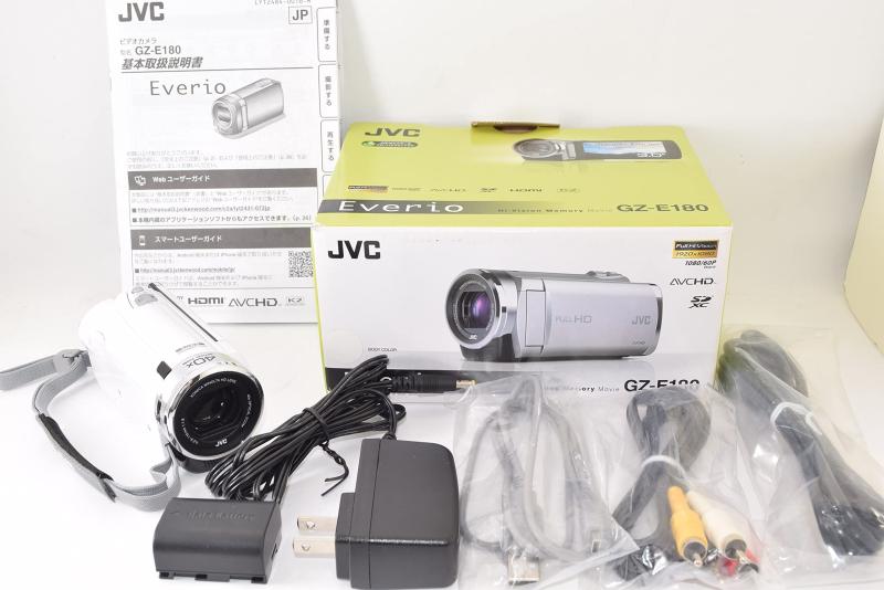 Everio ハイビジョンメモリームービー GZ-E180-w