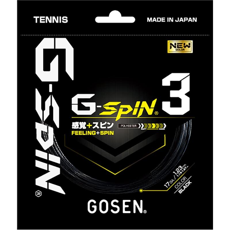 ゴーセン(Gosen) 庭球 硬式ガット オールラウンド真似形 G-SPIN 3 16L