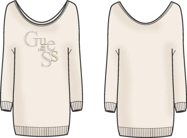 [ゲス] BAT SLEEVE KASSIDY LOGO SWTR