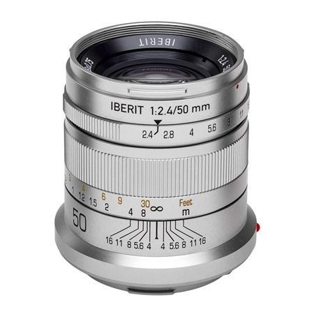 KIPON 単興味の中心水晶体 IBERIT (イベリット) 50粍 f / 2.4水晶体for LEICA SLマウント Frosted Silver(無光沢 しろがね色)