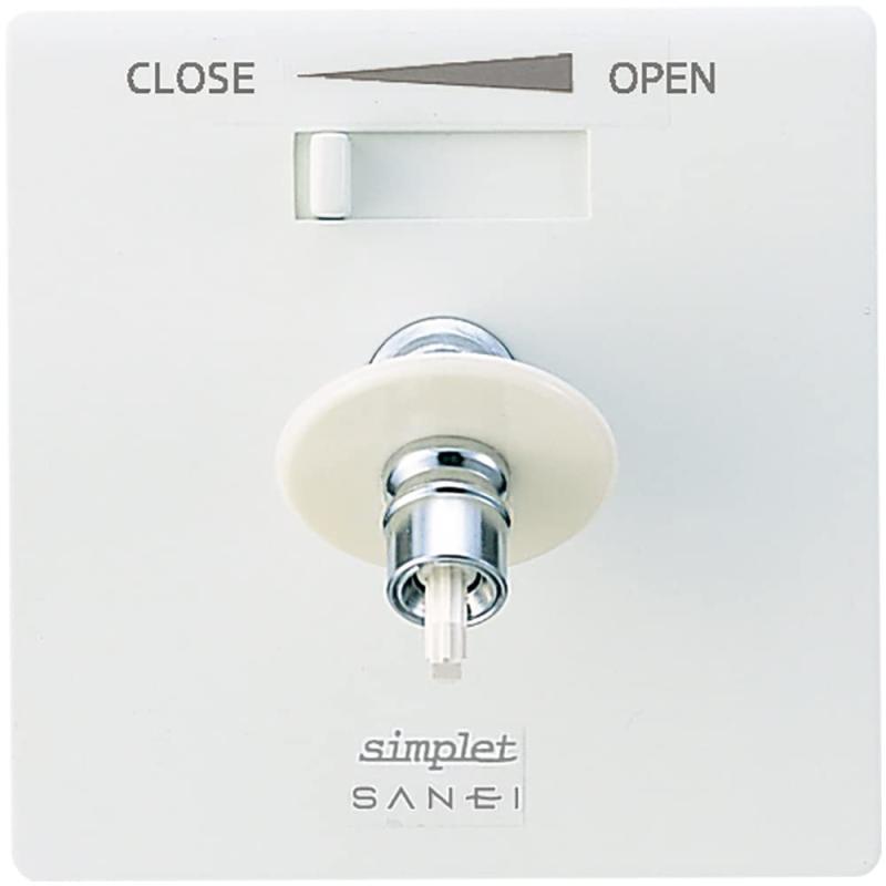 SANEI(サンエイ) 水道用コンセント シンプレット 床配管用 屋内用 単水栓 吐水口回転 寒冷地用 13A V960ALK-3