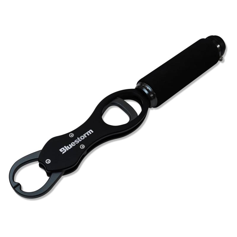 ブルーストーム(Bluestorm) BSJ-FG01 BLACK＆GUNMETALフィッシュグリップ 軽量 アルミ 防錆 釣り ランディングツール｜スカイライト