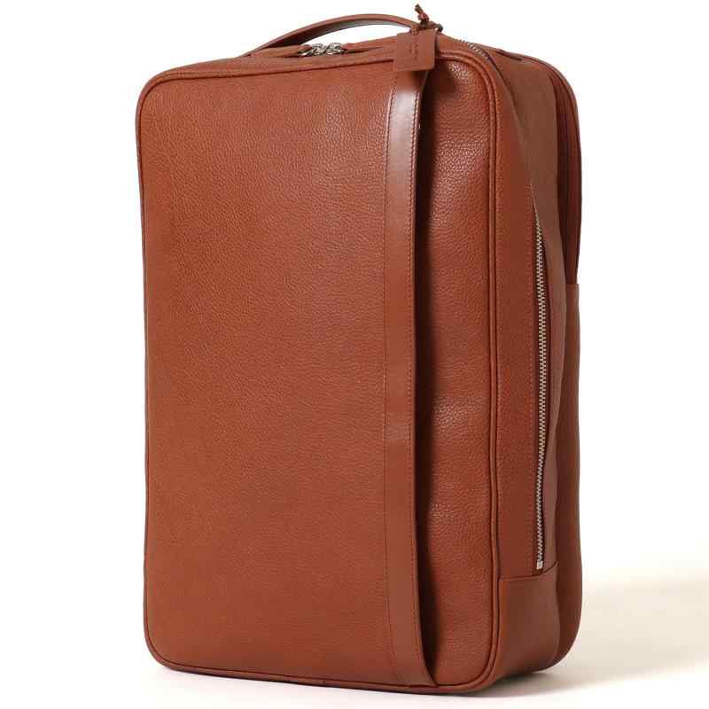 [ｌｅａｔｈｅｒ　ｌａｂｏｒａｔｏｒｙ] ビジネス リュック 本革 メンズ レザー A4 ノートpc 15.6 天然シボ革 大容量 軽量 バックパック スクエア パソコン 収納多ポケット
