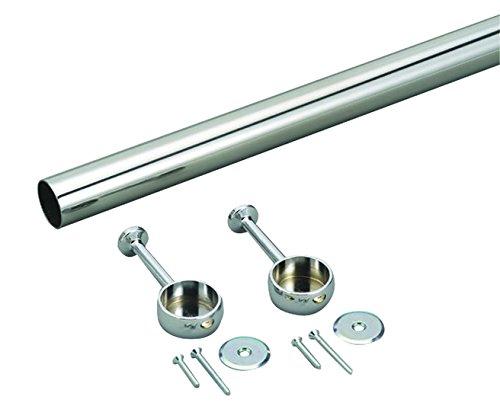南海プライウッド 収納金具 パイプセットC 上吊 シルバー φ25 L\u003d1300mm HPC-B25-1300