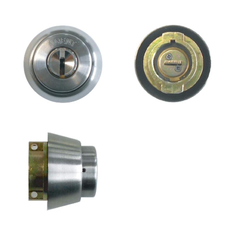 大黒製作所(DAIKOKU DOOR LOCK) AGENT ディンプルキーMIWA取替シリンダー キー4本付 シルバー 【品番:LS4-LA】