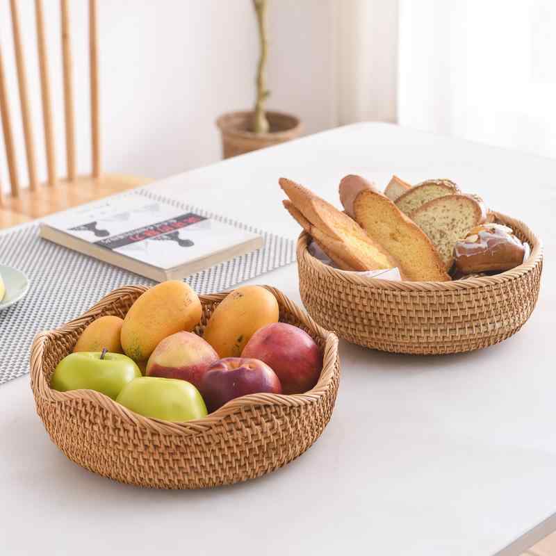 如何にもに 手作り さ れた 越南の 秋の 籐 納める 提げ篭、 食パン 提げ篭、 籐の フルーツ 取り片づける 物の具、 織り 納める ボックス席 ランドリーボックス・バスケット-インテリア・寝具・収納