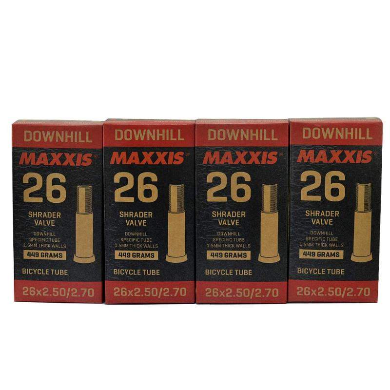 Maxxis DOWNHILL 26x2.5-2.7 Bike Inner Tube 26x2.5-2.7 Schrader AV, 4Pack, STB2035-4 7,533円