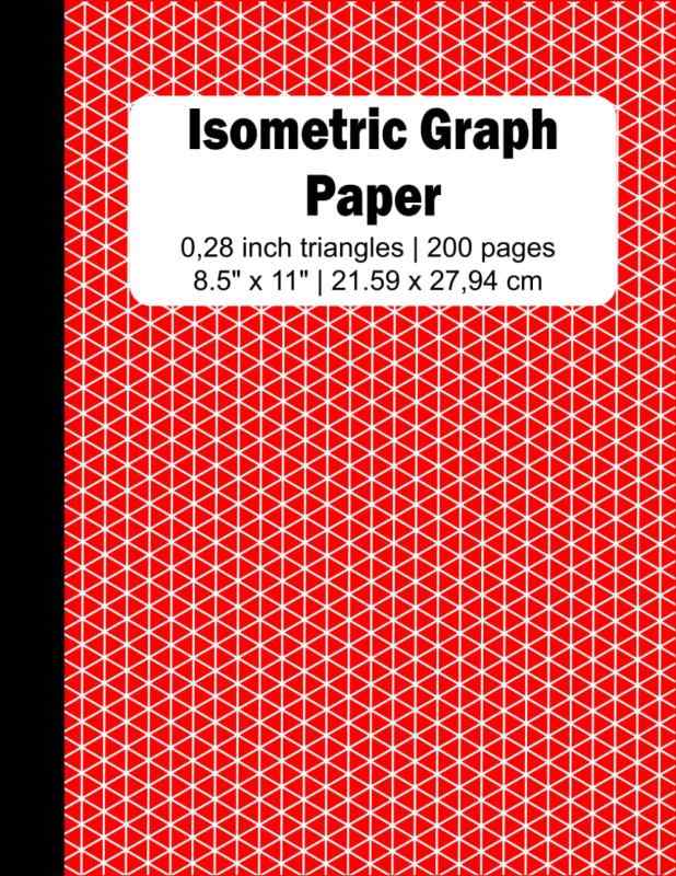【楽天市場】Isometric Graph Paper: Isometric Grid Paper Notebook | 0.28 ...