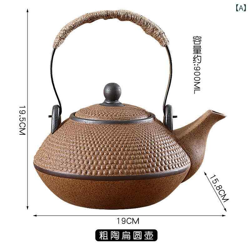 神もってな 陶 急須は 梁 壺の 瀬戸ものの 湯湯婆を 提げます。