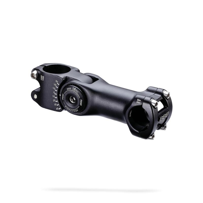 BBB(ビービービー) ステム ハイシックス アジャスタブル 25.4mm ブラック BHS-28